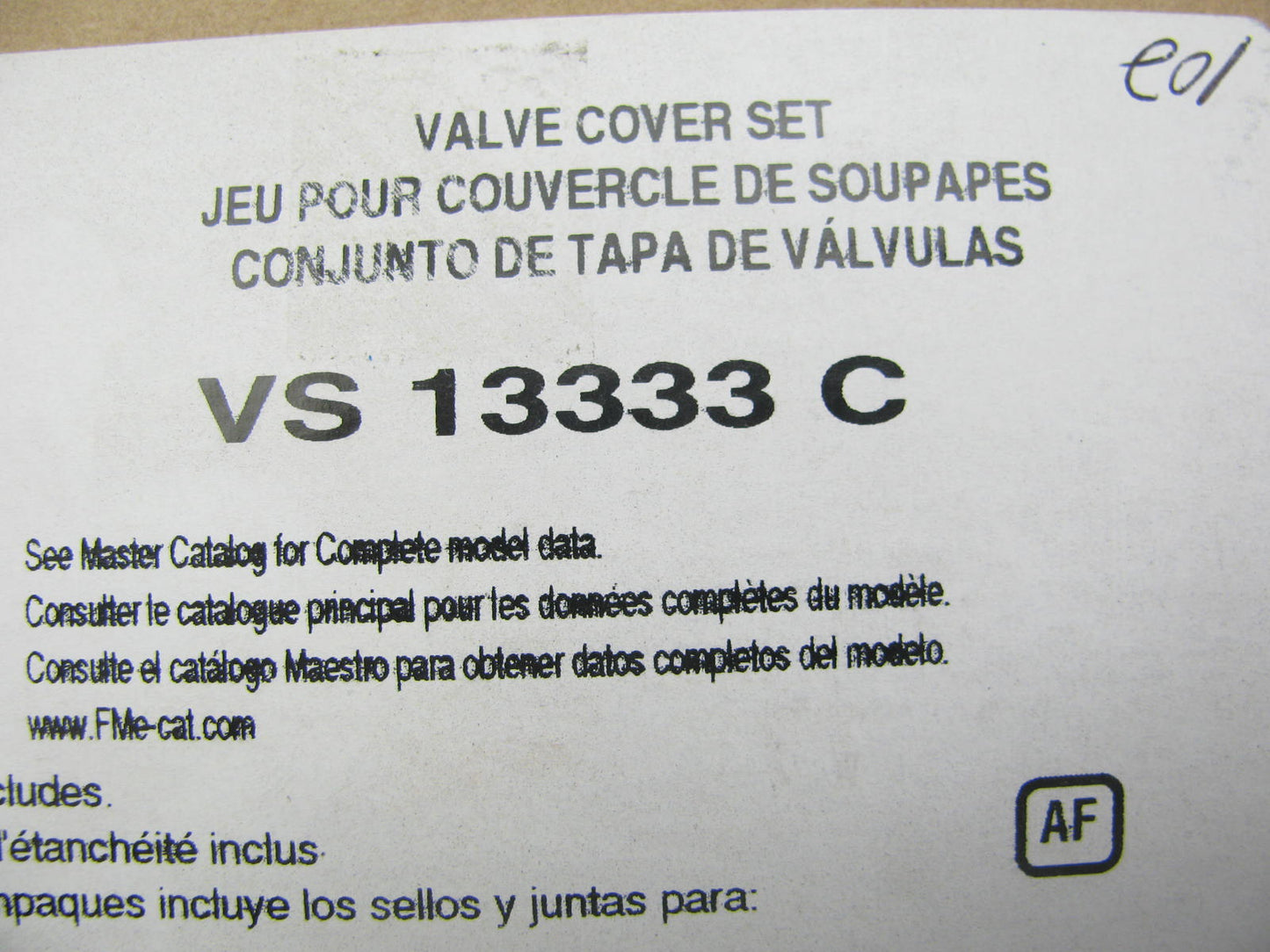 Fel-pro VS13333C Valve Cover Gasket Set - 1963-1967 Cadillac 390 429 V8