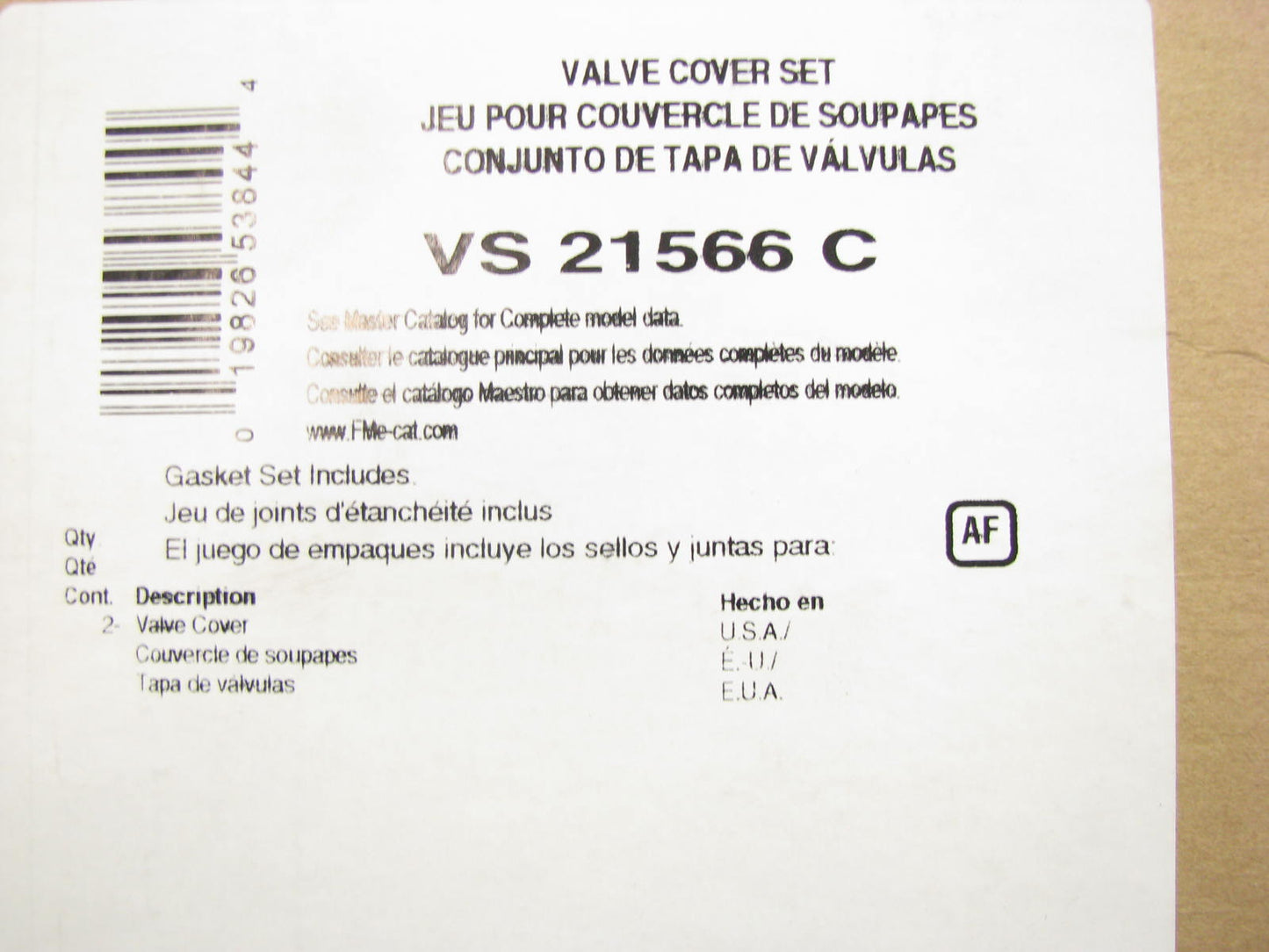 Fel-pro VS21566C Valve Cover Gasket for 1968-1971 VW 1.2L 1.5L 1.6L
