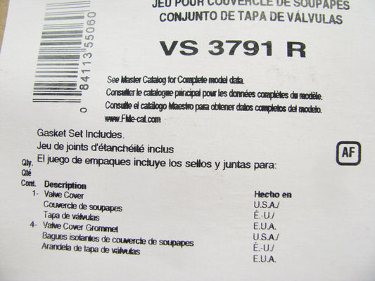 Fel-pro VS3791R Valve Cover Gasket Set Allis Chalmers Tractor Super 100, 170 D17
