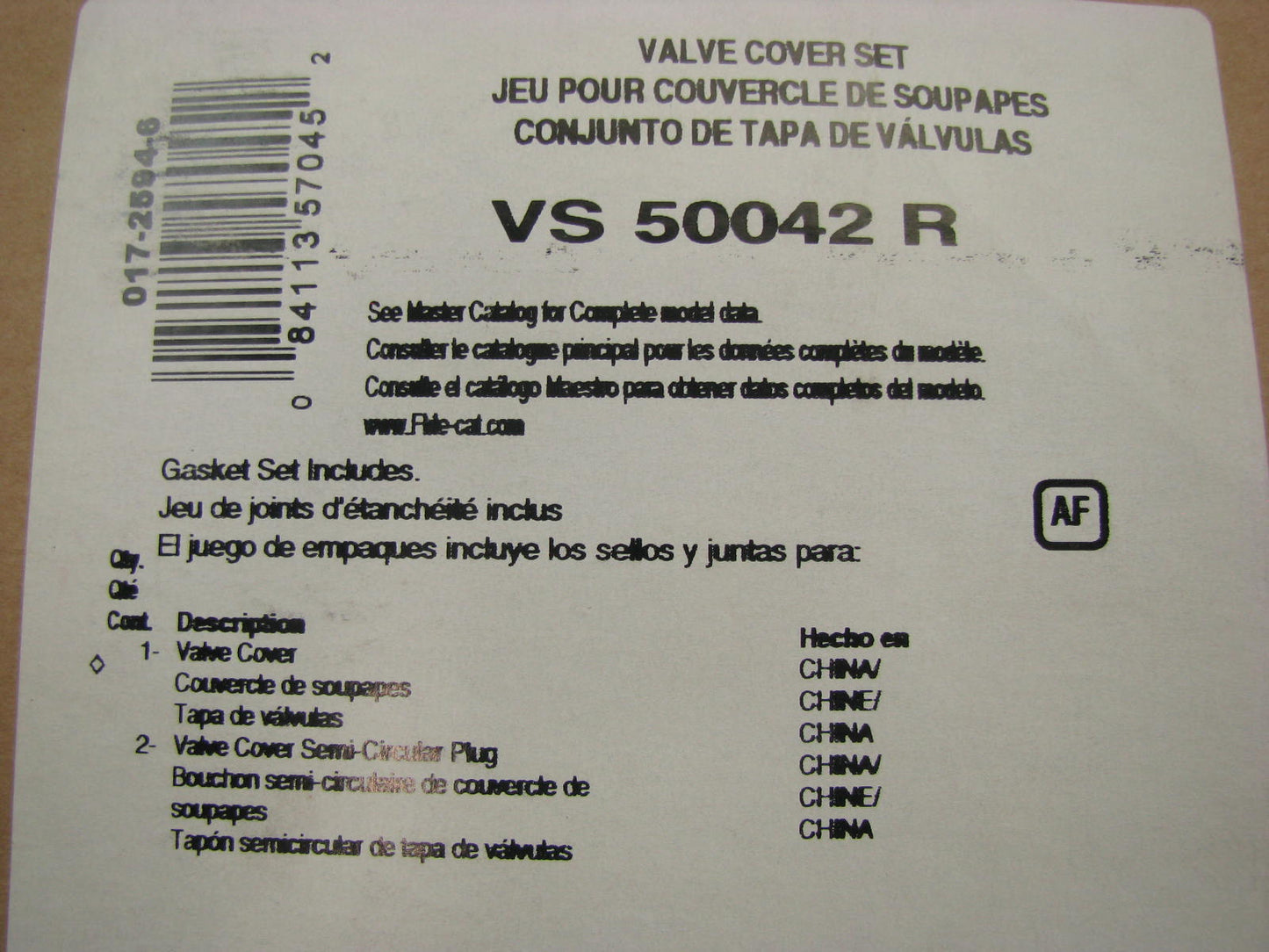 FEL-PRO VS50042R Valve Cover Gasket For 1989-97 Nissan 2.4L KA24E SOHC