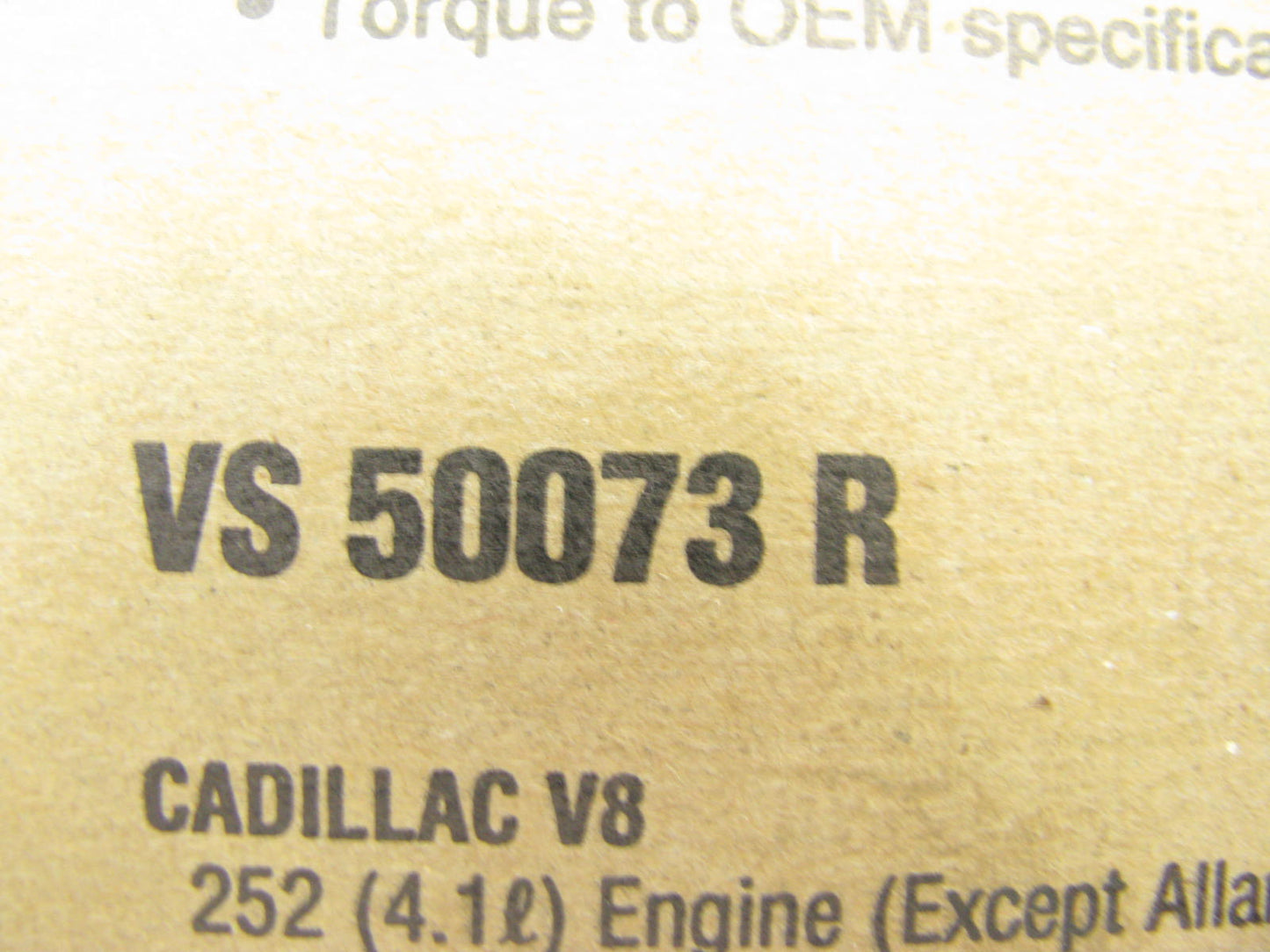 Fel-Pro VS50073R Engine Valve Cover Gasket Set 85-89 Cadillac 250 4.1L, 273 4.5L
