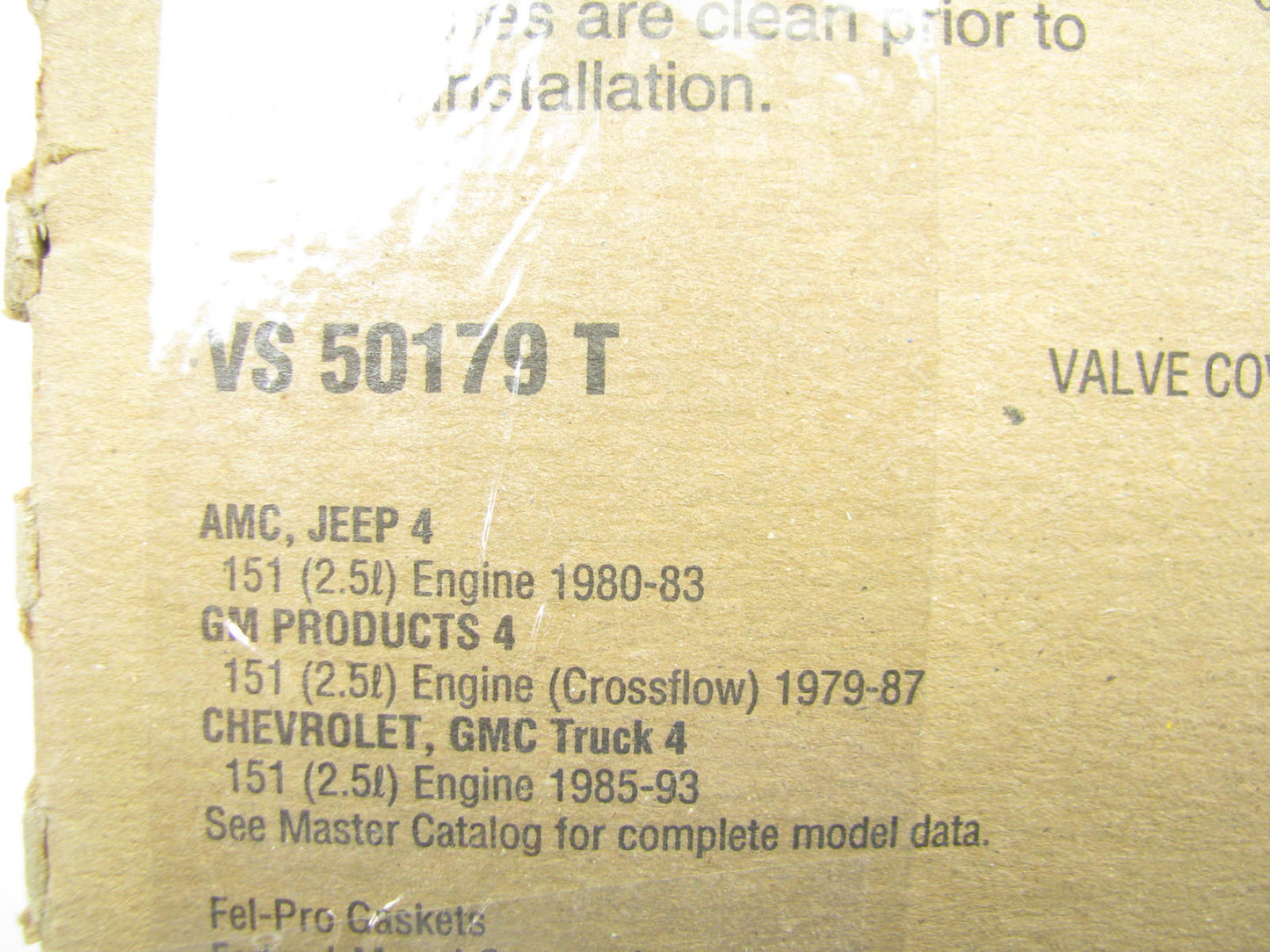 Fel-Pro VS50179T Valve Cover Gasket Set For 79-93 Chevrolet Pontiac GMC 2.5L-L4