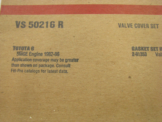 Fel-Pro VS50216R Valve Cover Gasket Set 1982-88 Toyota 2.8L I6 DOHC
