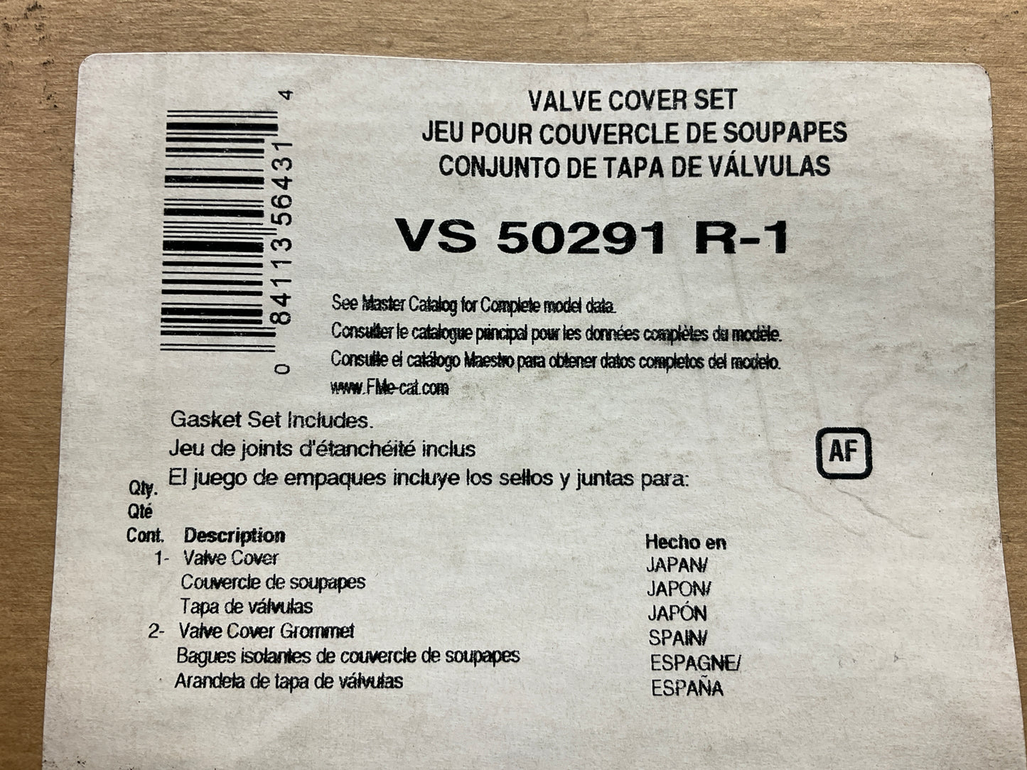 FEL-PRO VS50291R-1 Valve Cover Gasket Set - 1985-89 Chevy Pontiac Isuzu Geo 1.5L