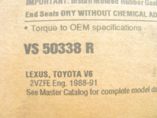 Fel-Pro VS50338R Valve Cover Gasket 1988-91 Toyota Camry 90-91 Lexus ES250 2.5L