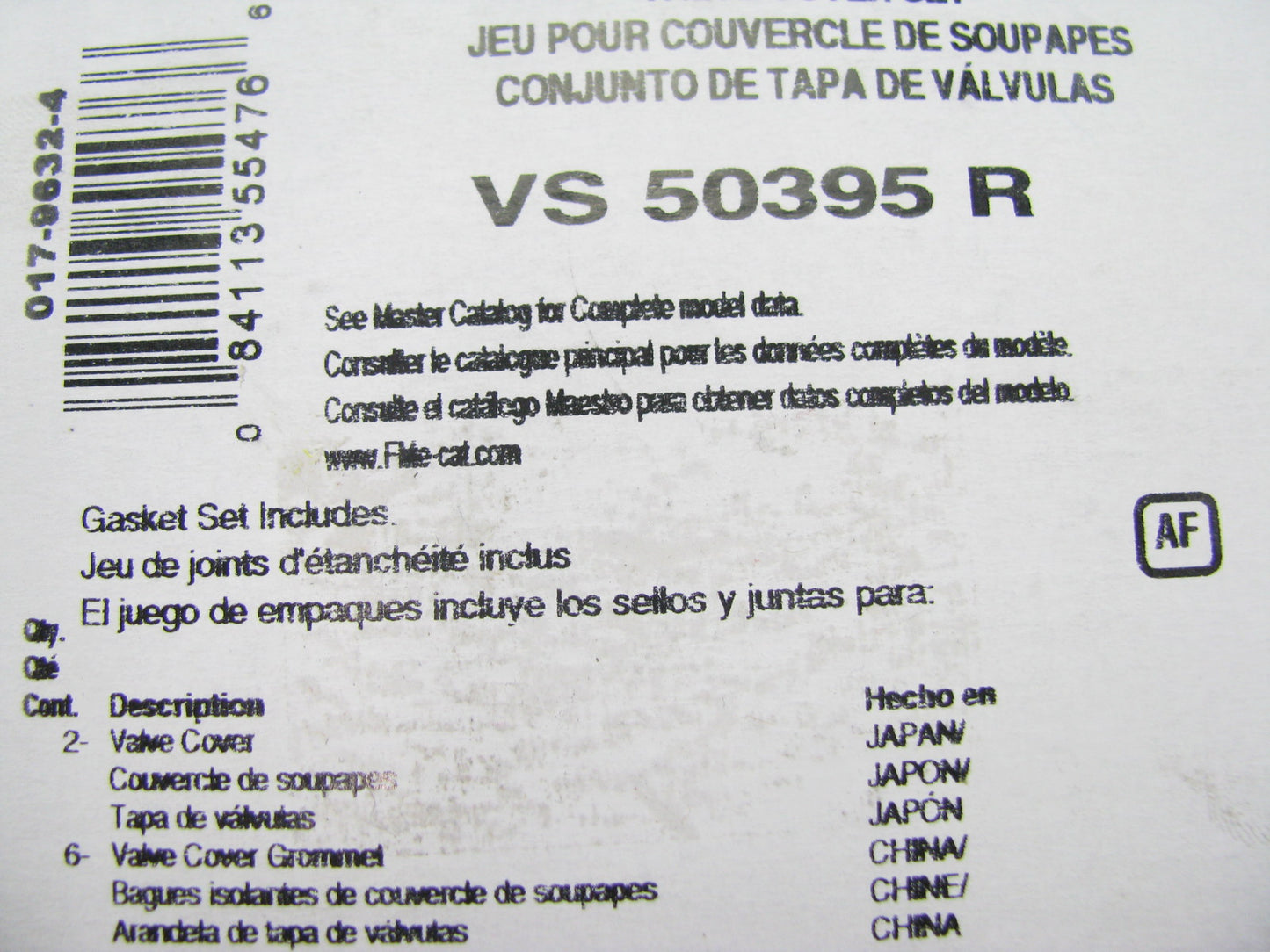 Fel-Pro VS50395R Valve Cover Gasket Set For 1990-98 Subaru 1.8L 2.2L H4 SOHC