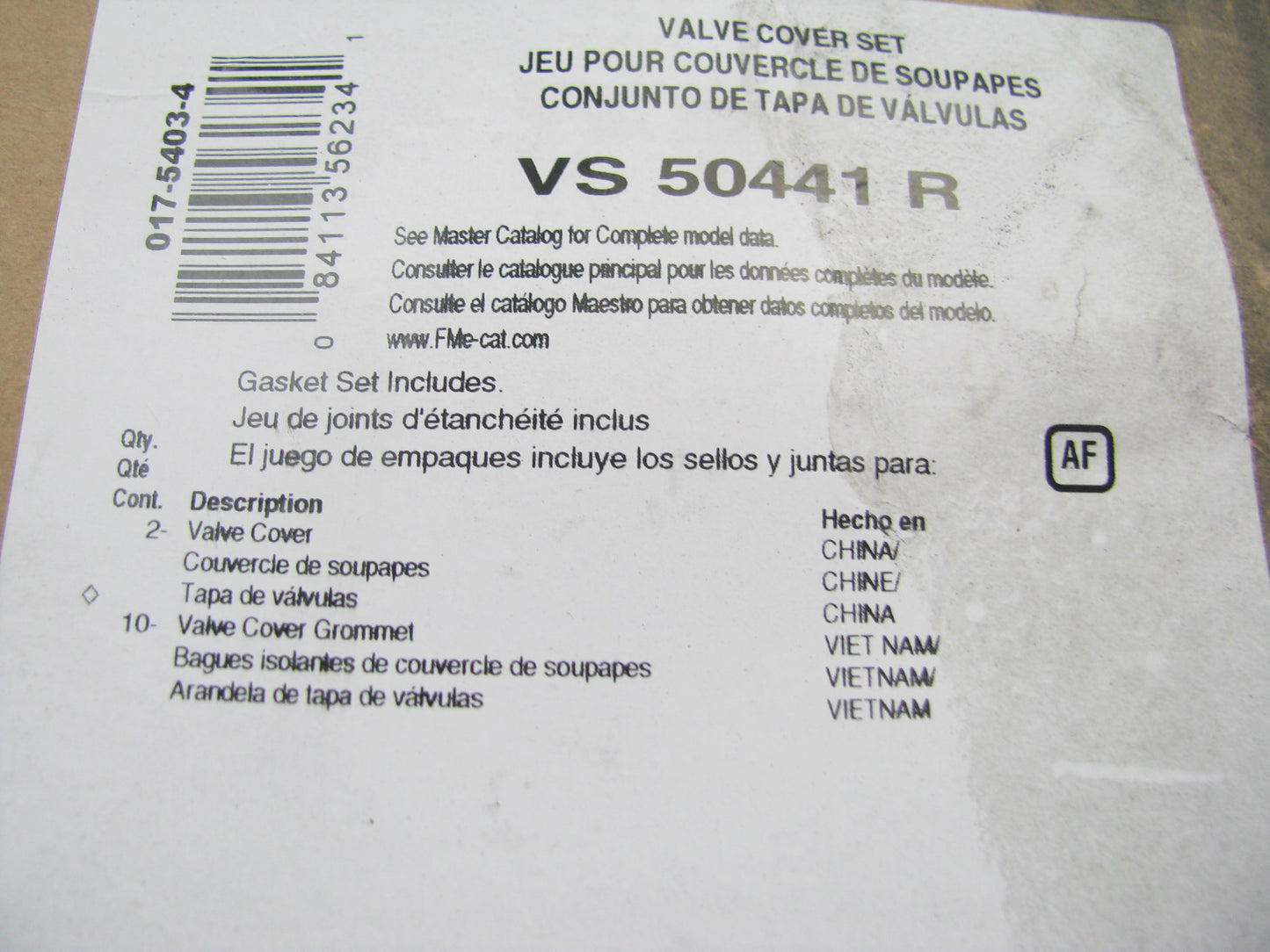 Fel-Pro VS50441R Engine Valve Cover Gasket For 1994-2008 FORD 3.8L 3.9L 4.2L-V6