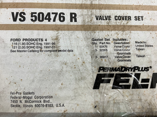 Fel-Pro VS50476R Engine Valve Cover Gasket Set 98-04 Ford, 98-99 Mercury 2.0L