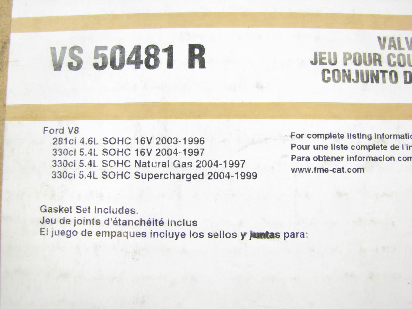 FEL-PRO VS50481R Engine Valve Cover Gasket Set - 1996-2004 Ford 4.6L 5.4L V8