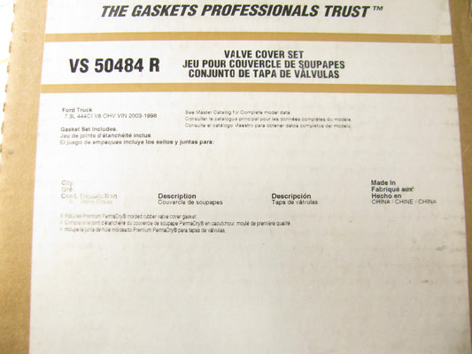 Fel-pro VS50484R Valve Cover Gasket 98-03 Ford 7.3L V8 - DIESEL TURBO