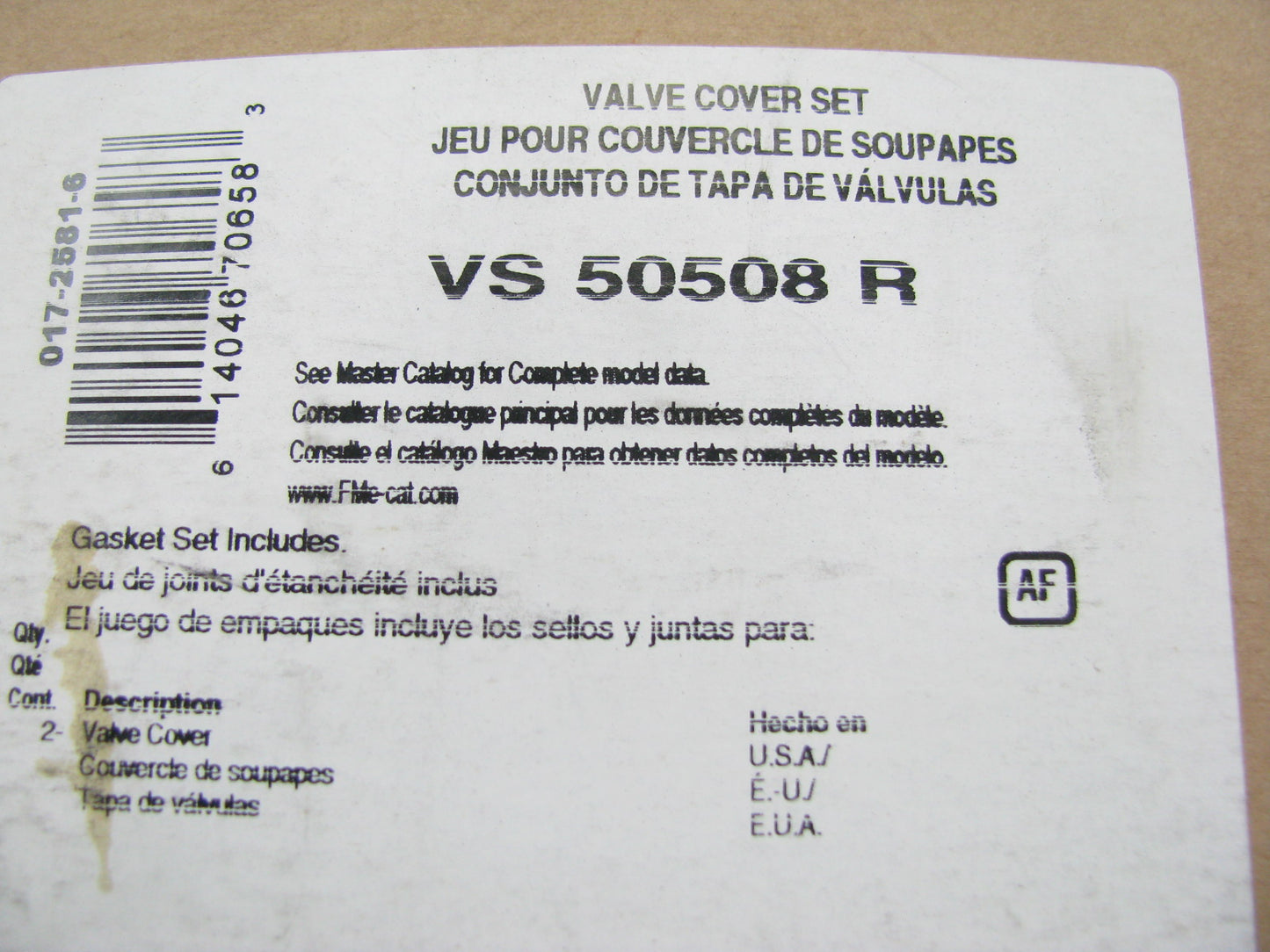 Fel-pro VS50508R Valve Cover Gasket Set For 1994-2003 Ram 2500 3500 8.0L V10