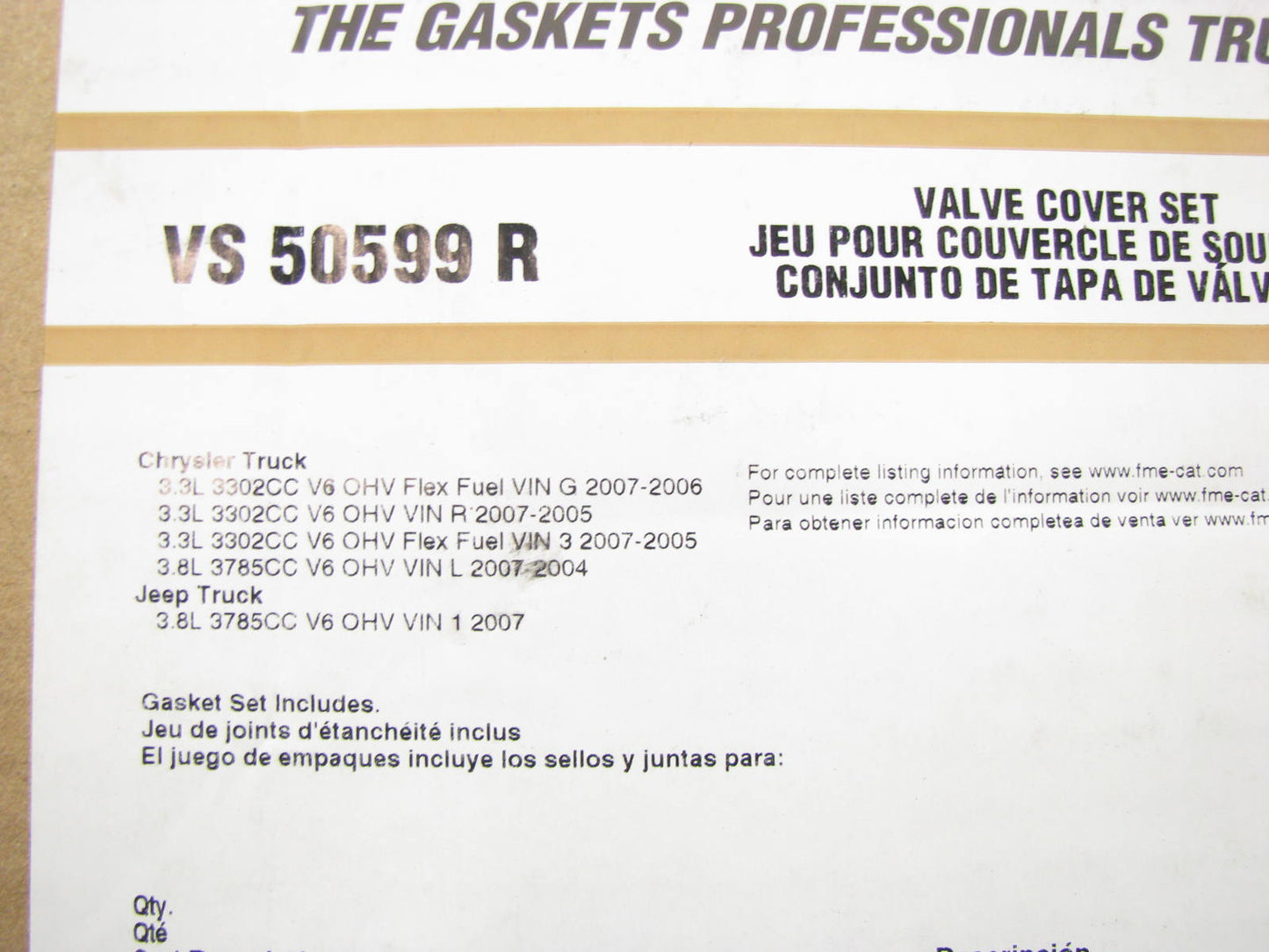 Fel-pro VS50599R Engine Valve Cover Gasket Set