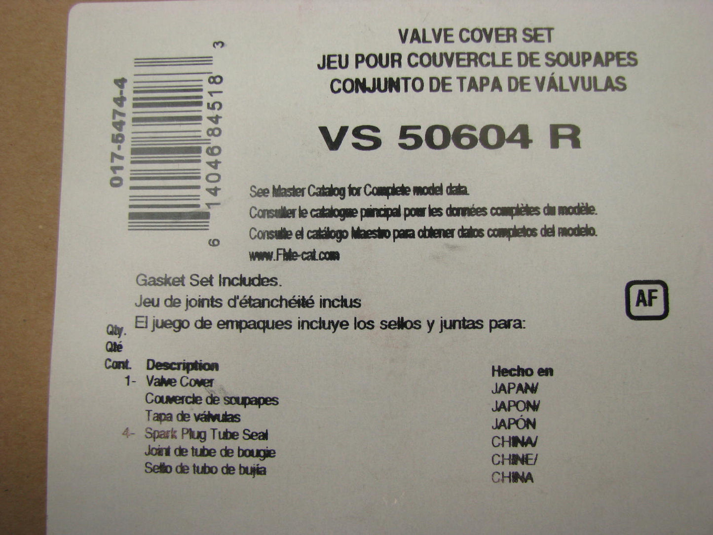 Fel-Pro VS50604R Valve Cover Gasket Set - 2004-2012 Mitsubishi 2.4L