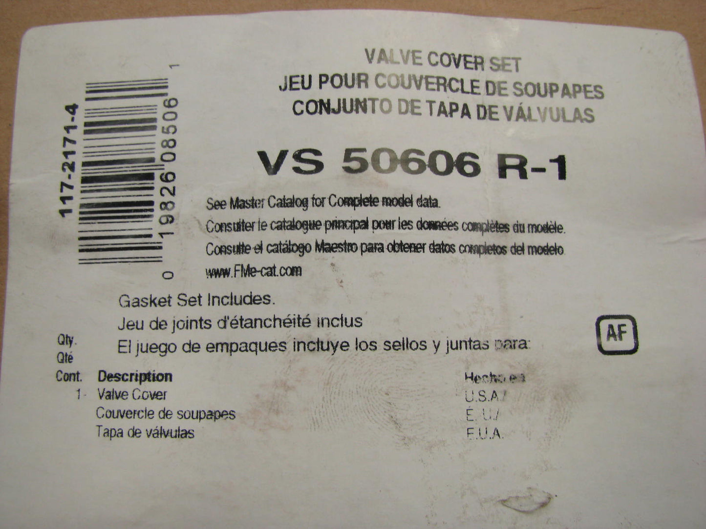 Fel-Pro VS50606R-1 Valve Cover Gasket 2001-05 Honda Civic, Acura EL 1.7L SOHC