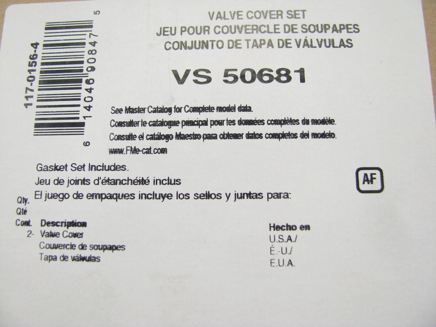 Fel-Pro VS50681 Valve Cover Gasket Set 04-16 GMC Chevrolet 6.6L V8 DIESEL Turbo