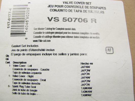 Fel-pro VS50706R-TYPE2 Valve Cover Gasket Set for 2003-2008 Mazda 6 3.0L V6