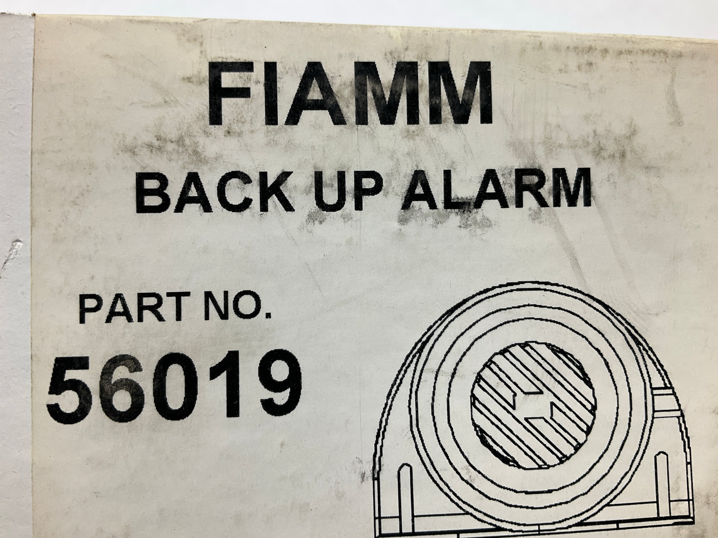 FIAMM 56019 Back Up Alarm: 107 Db Max Sound Level, 82 Db Min Sound Level