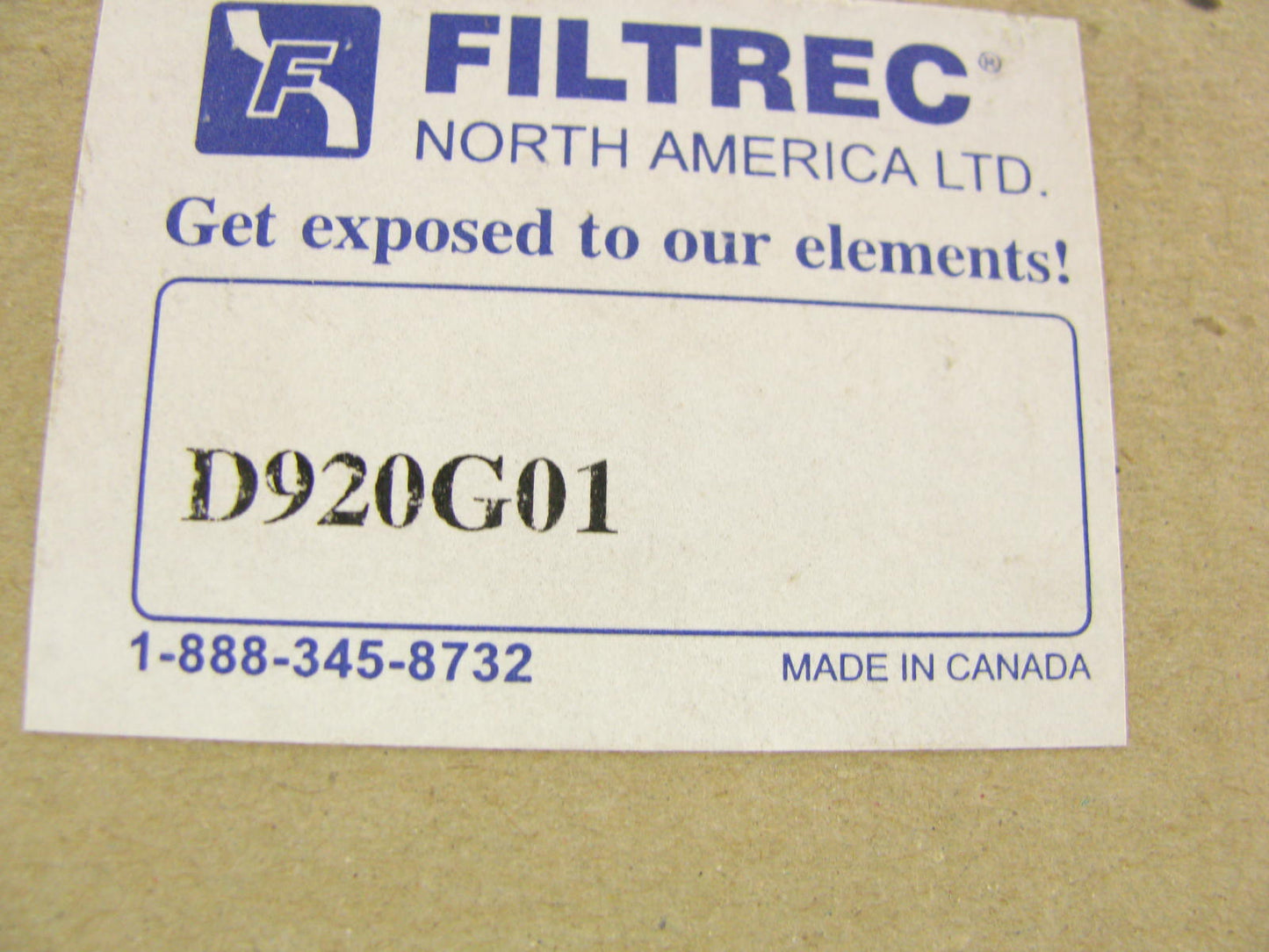 Filtrec D920G01 Hydraulic Oil Filter Replaces P173028 935202 270Z121 AP40751