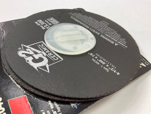 Finish 1st 8468 4-1/2'' Ceramic Metal Grinding / Cut-Off Wheel