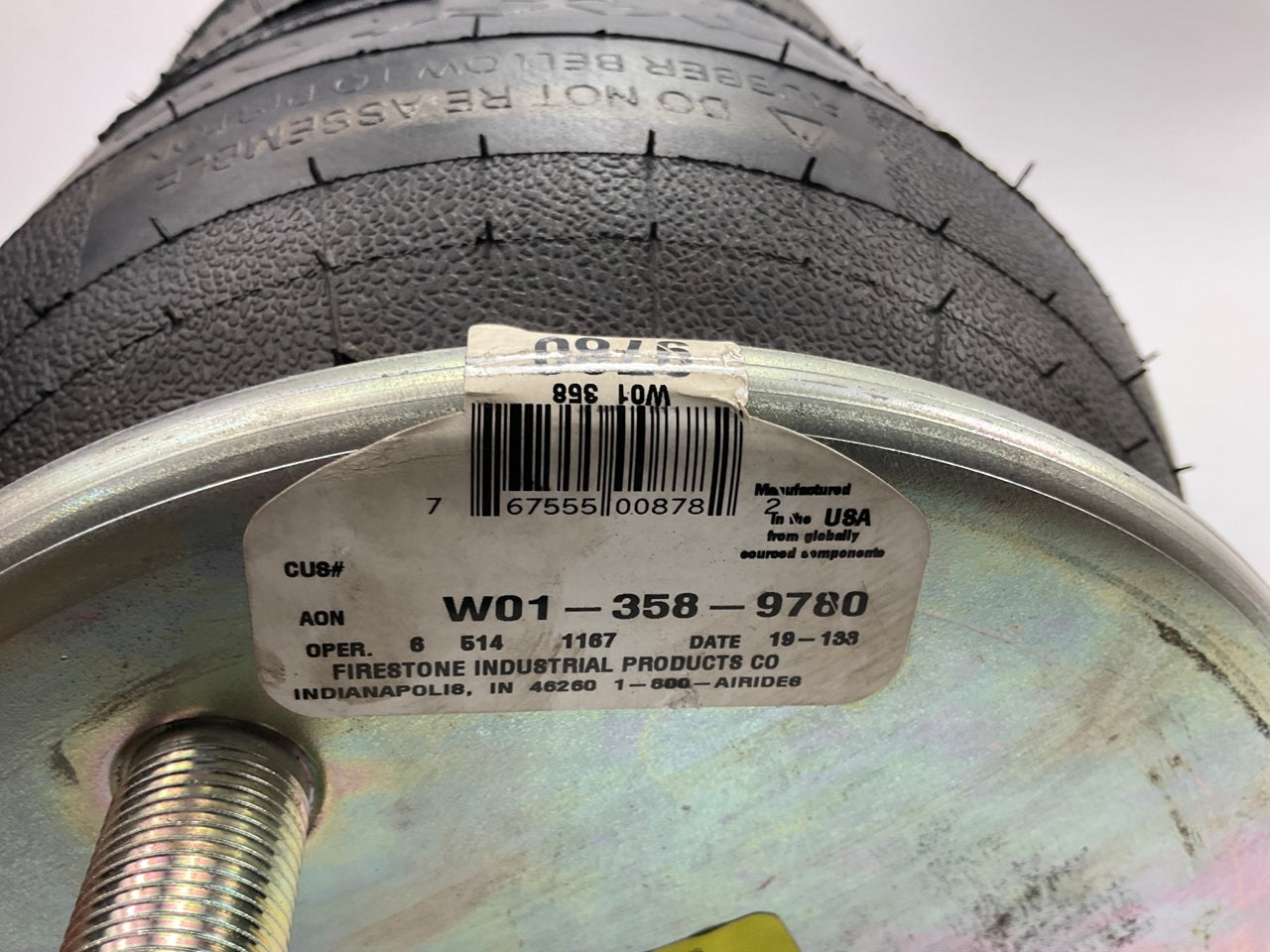 Genuine Firestone W01-358-9780 Air Spring