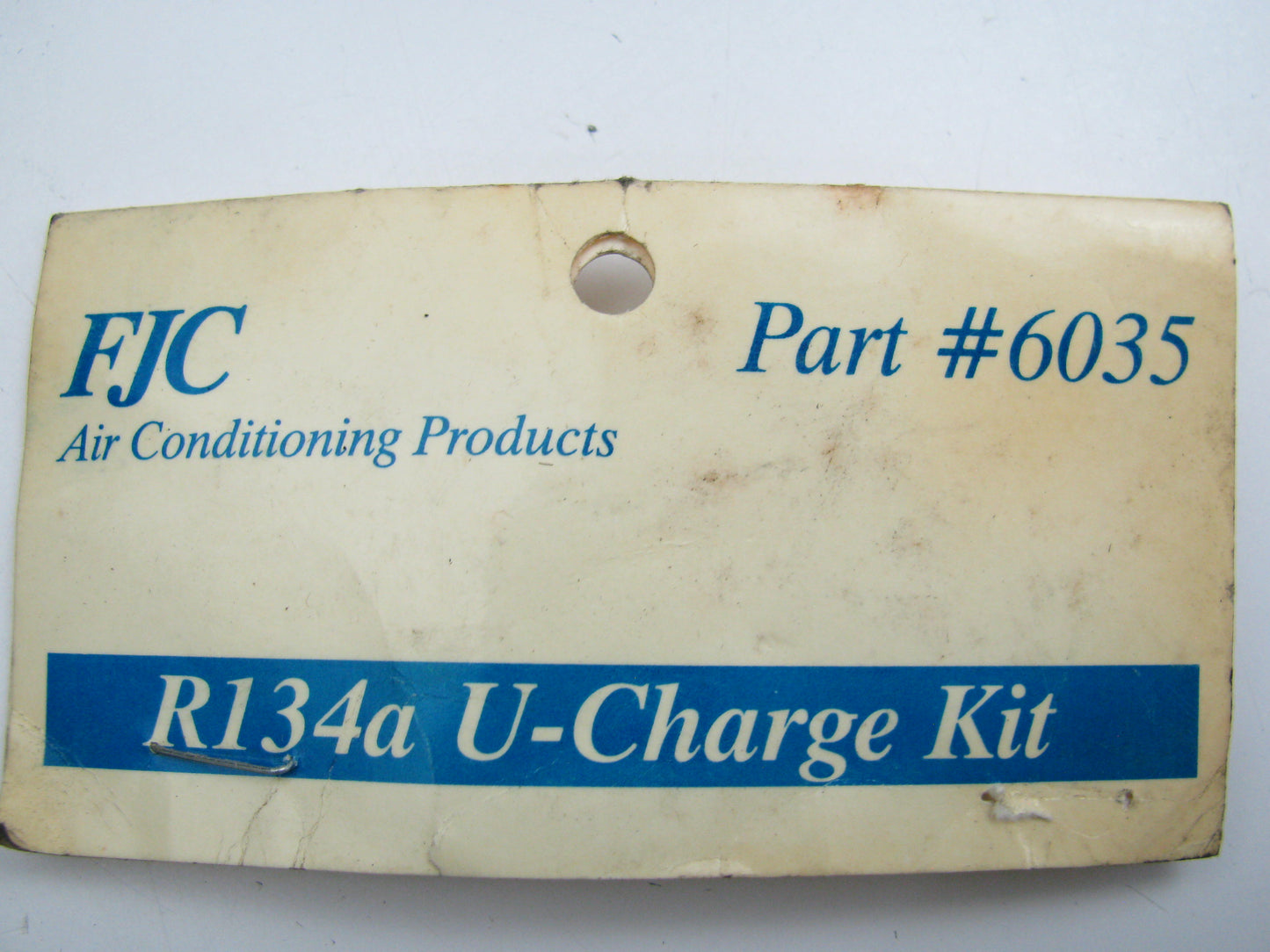 FJC 6035 A/C Air Conditioning Yellow 12'' Long Charging Charge Hose For 134