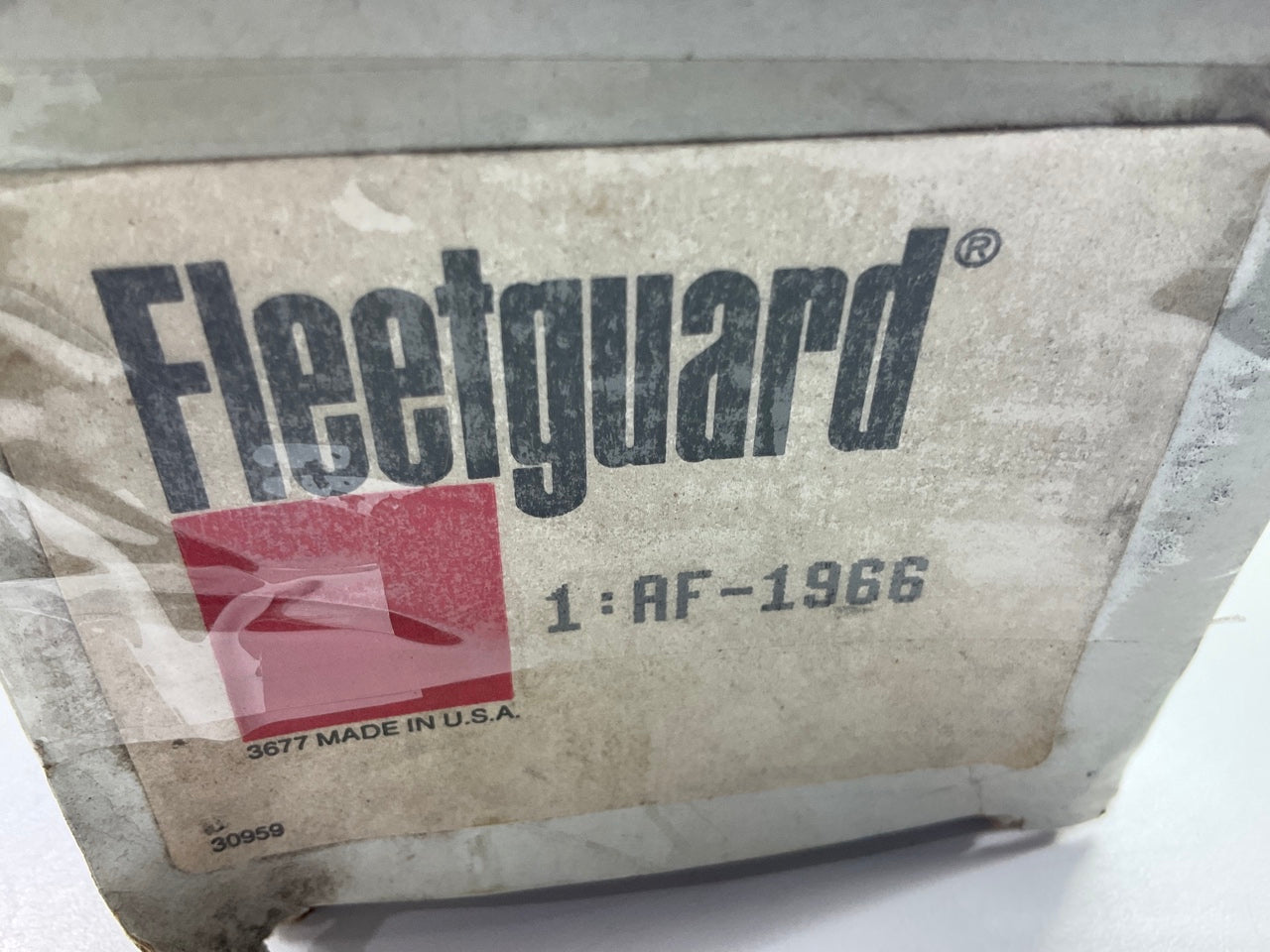 Fleetguard AF-1966 Secondary Air Filter AN153119; RE45826; 115437; 3I0167
