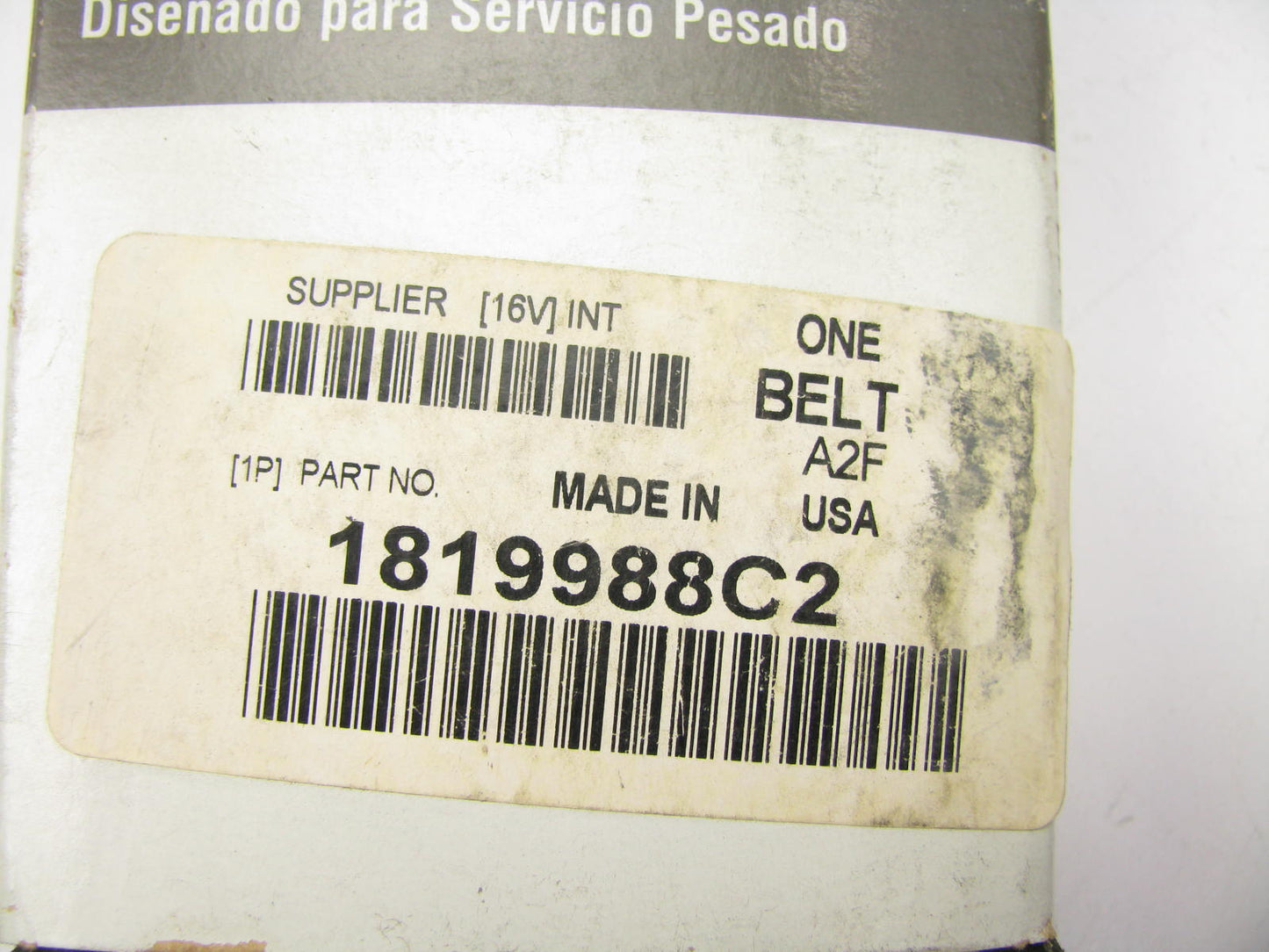 Fleetrite 1819988C2 Serpentine Belt - 1.087'' X 75.087'' - 8 Ribs