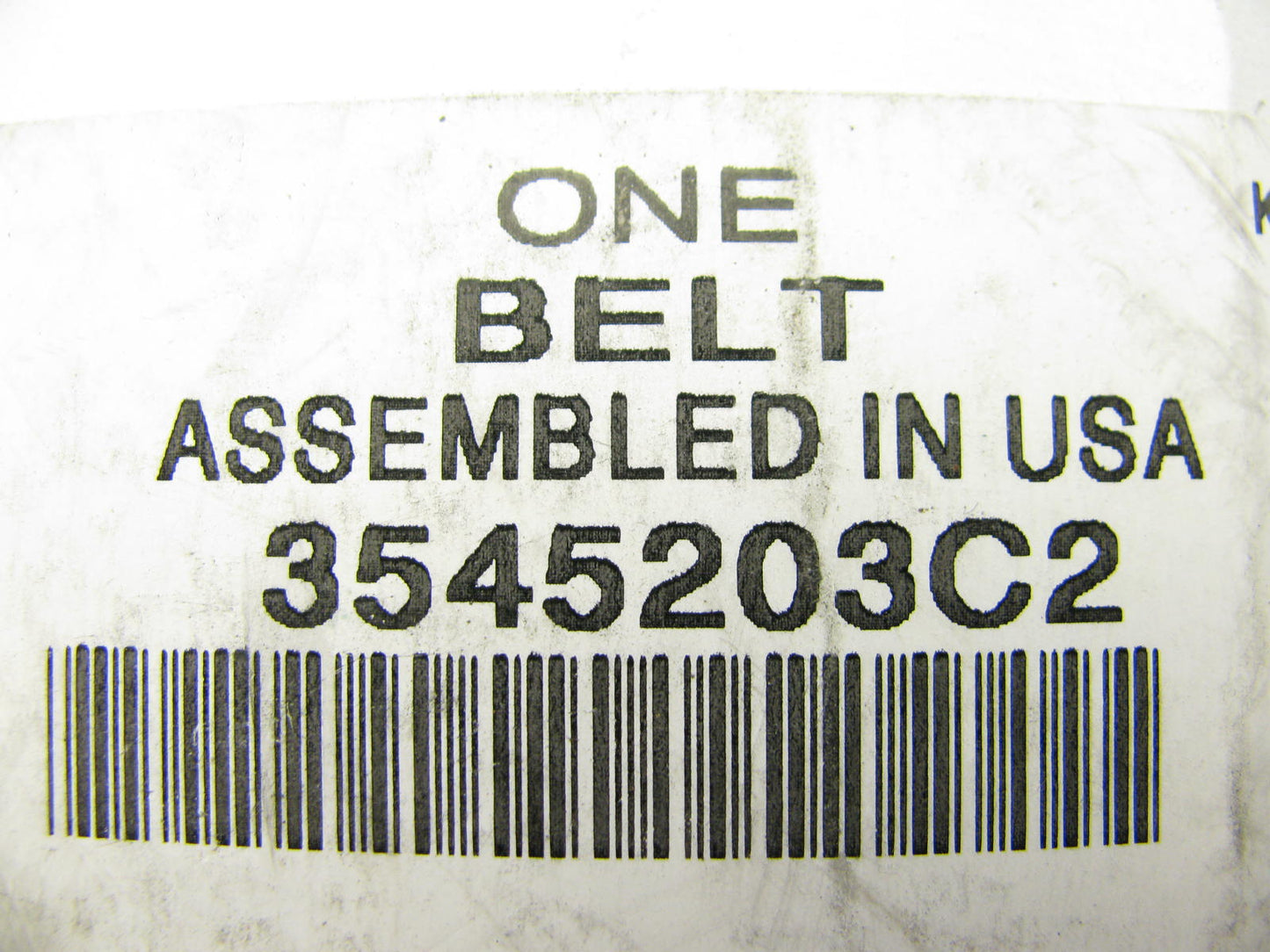Fleetrite Serpentine Fan Belt 3545203C2 10PK1930MM