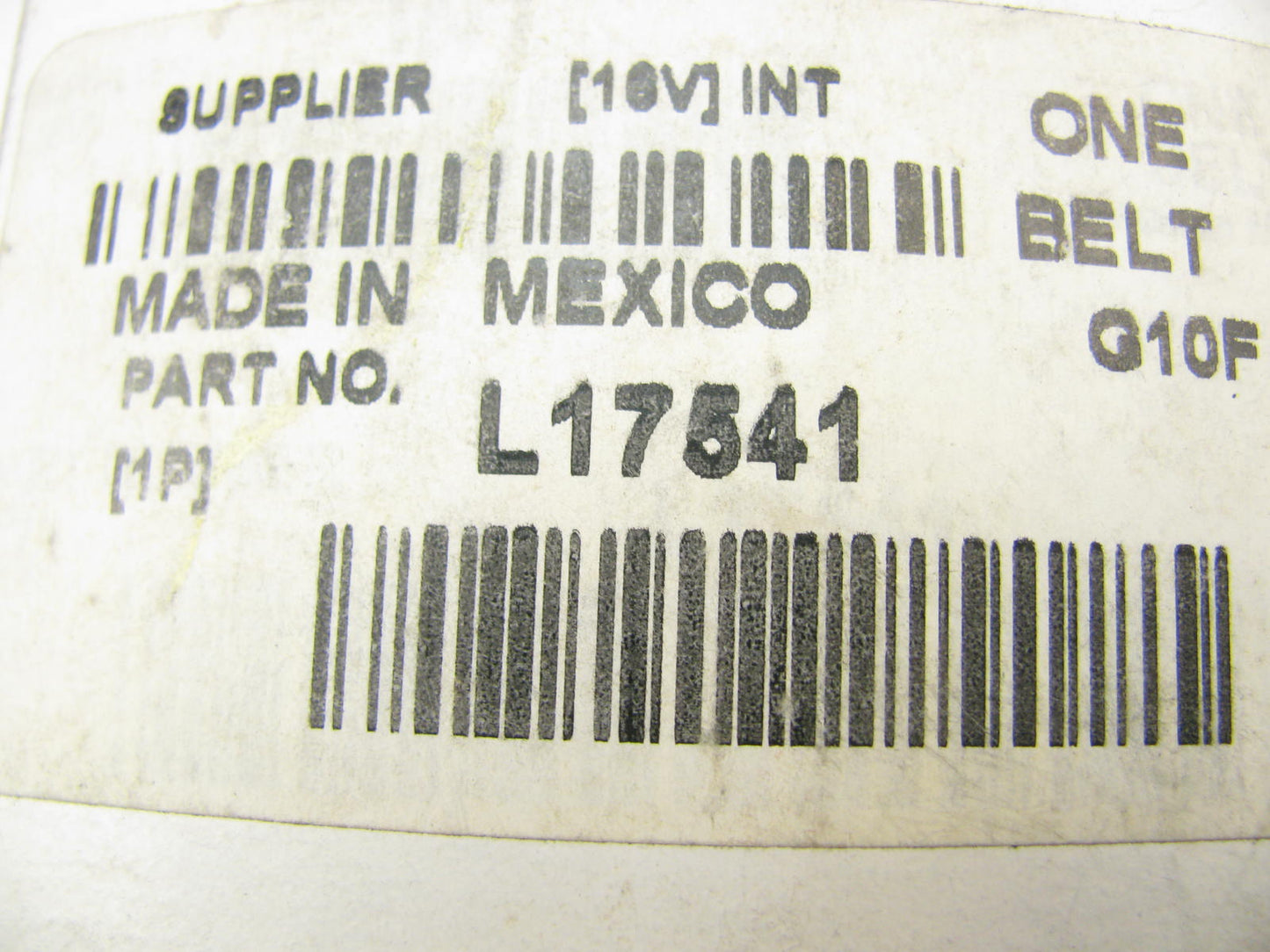 Fleetrite L17541 Accessory Drive Belt - 0.53'' X 54.25'' - 36 Degree