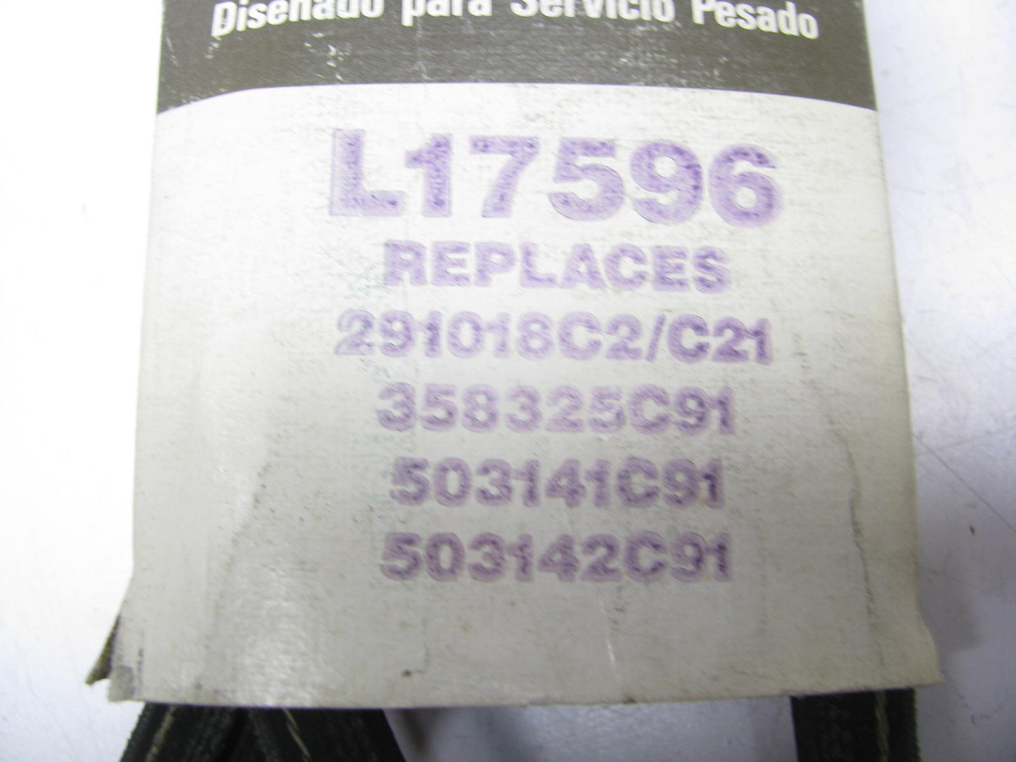 Fleetrite L17596 Accessory Drive Belt - 0.53'' X 60.25'' - 36 Degree