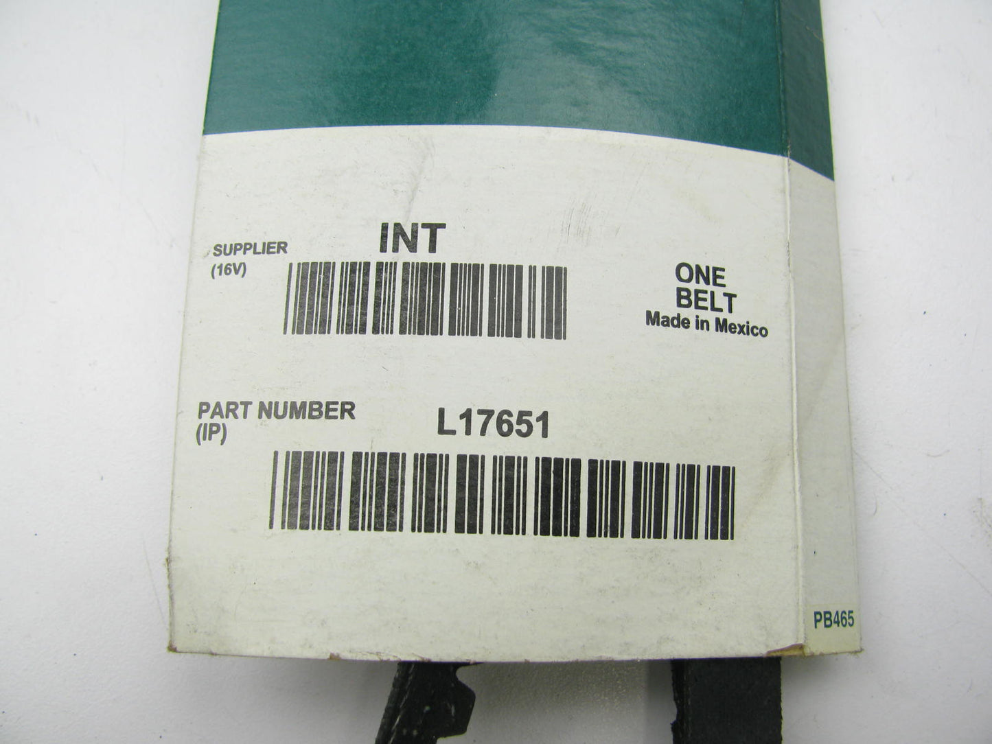 Fleetrite L17651 Accessory Drive Belt - 0.53'' X 65.125'' - 36 Degree