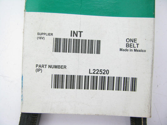 Fleetrite L22520 Accessory Drive Belt - 0.69'' X 52.00'' - 38 Degree