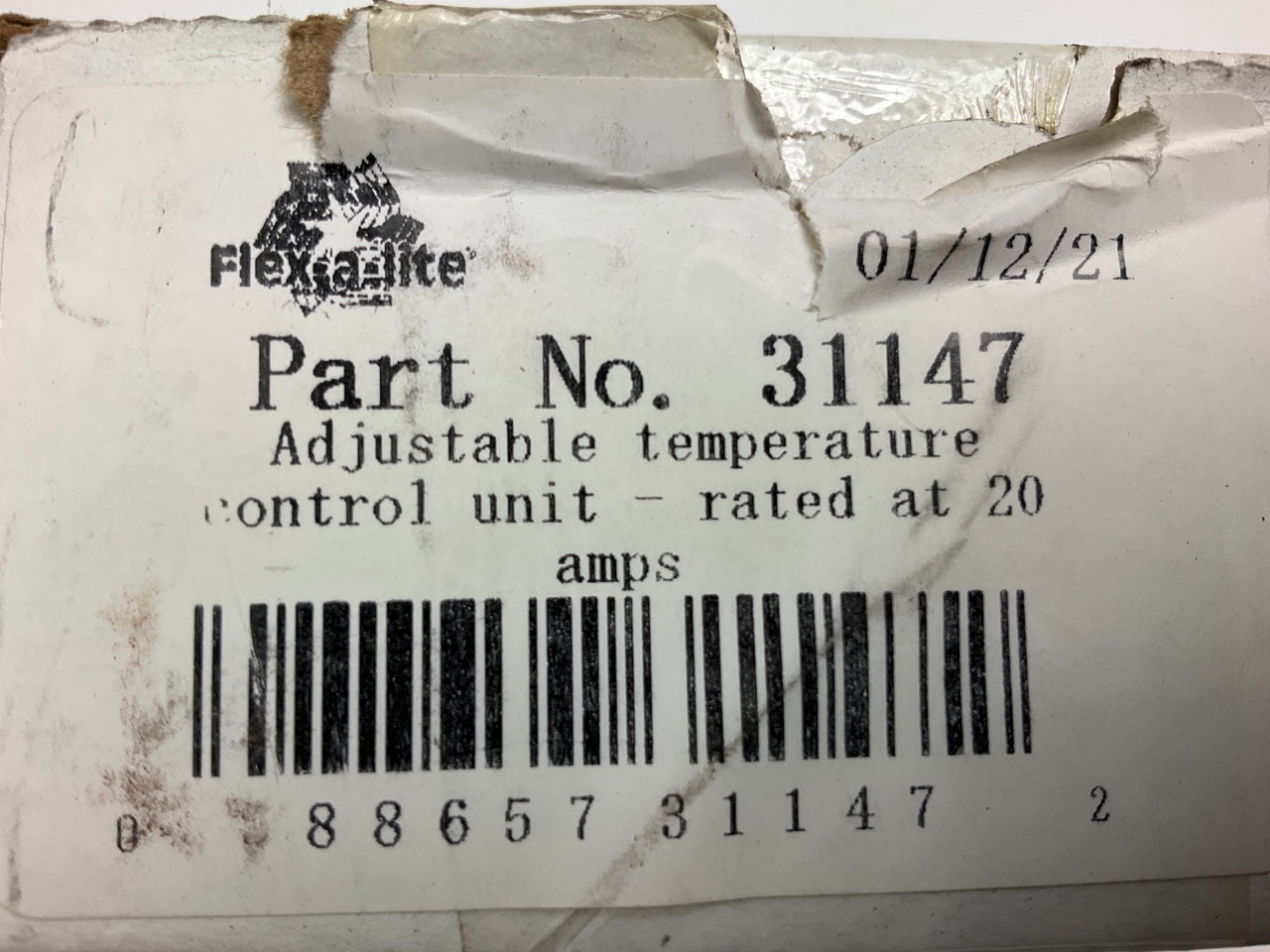 Flex-A-Lite 31147 Adjustable Electric Fan Controller Thermostatic Switch