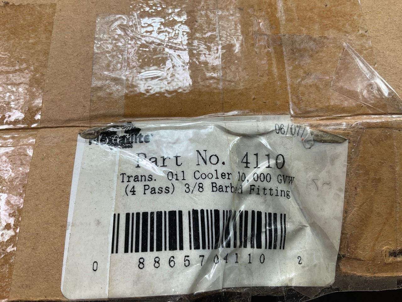 Flex A Lite 4110 Auto Trans Transmission Oil Cooler 5''x12'' Cooler Only With Hose