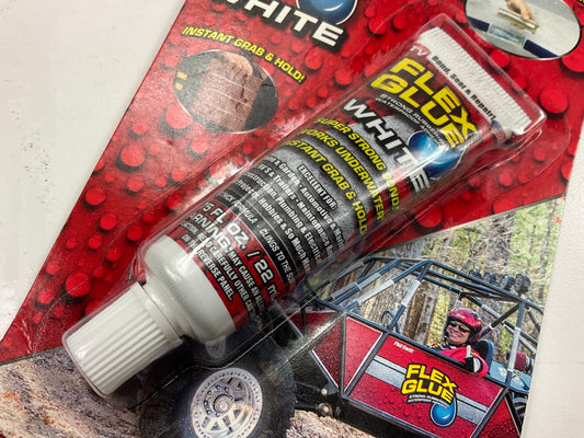 Flex Seal GFSWHTMINI Flex Glue MINI White Rubberized Waterproof Adhesive 0.75 Oz