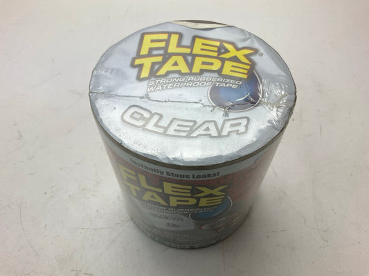Flex Seal TFSCLRR0405 Rubberized Waterproof Flex Tape 4'' Wide X 5' Long - CLEAR