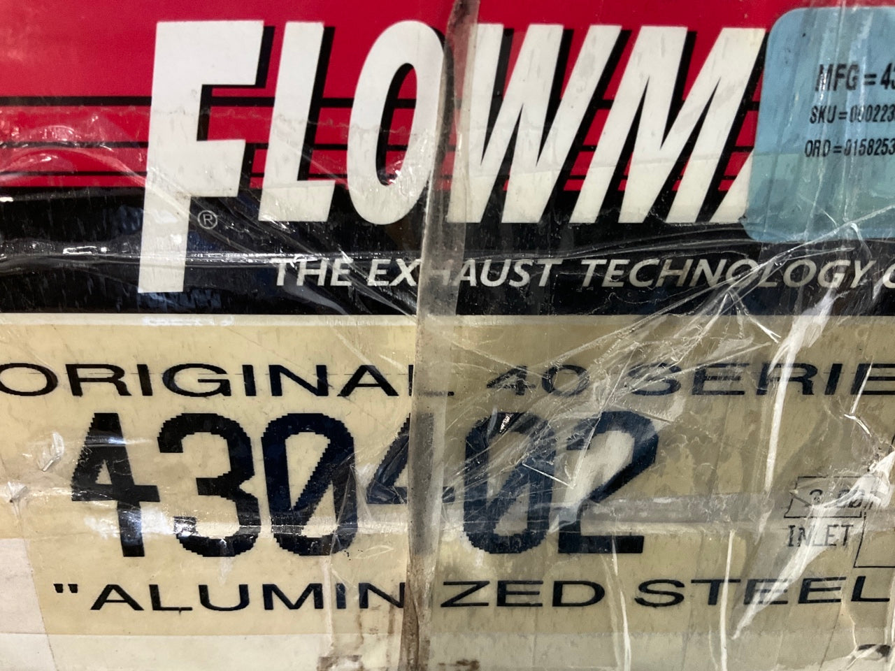 Flowmaster 430402 3'' Center In / 2.5'' Dual Out 40 Series Chambered Muffler