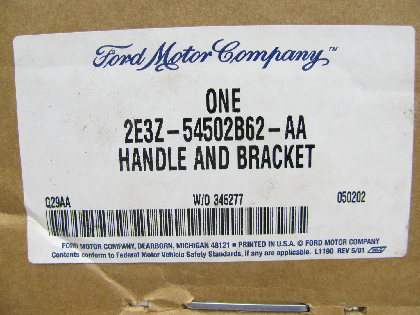 NEW - OEM Ford 2E3Z-54502B62-AA Handle & Bracket For 2002 Think Golf Cart