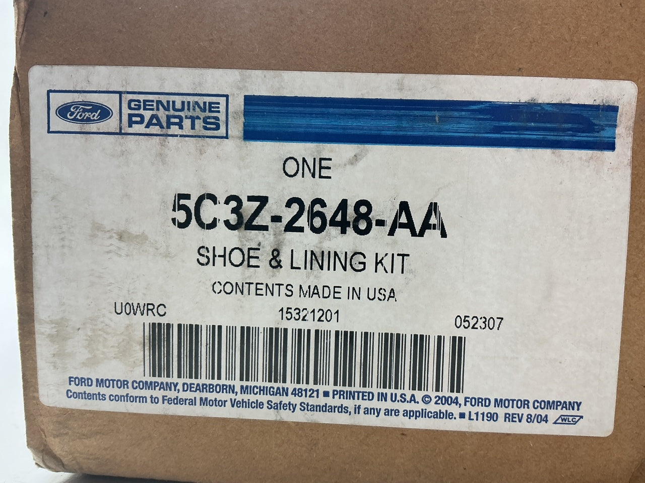 NEW - OEM Ford 5C3Z-2648-AA Parking Brake Shoes 2005-2010 F-250 F-350 Super Duty