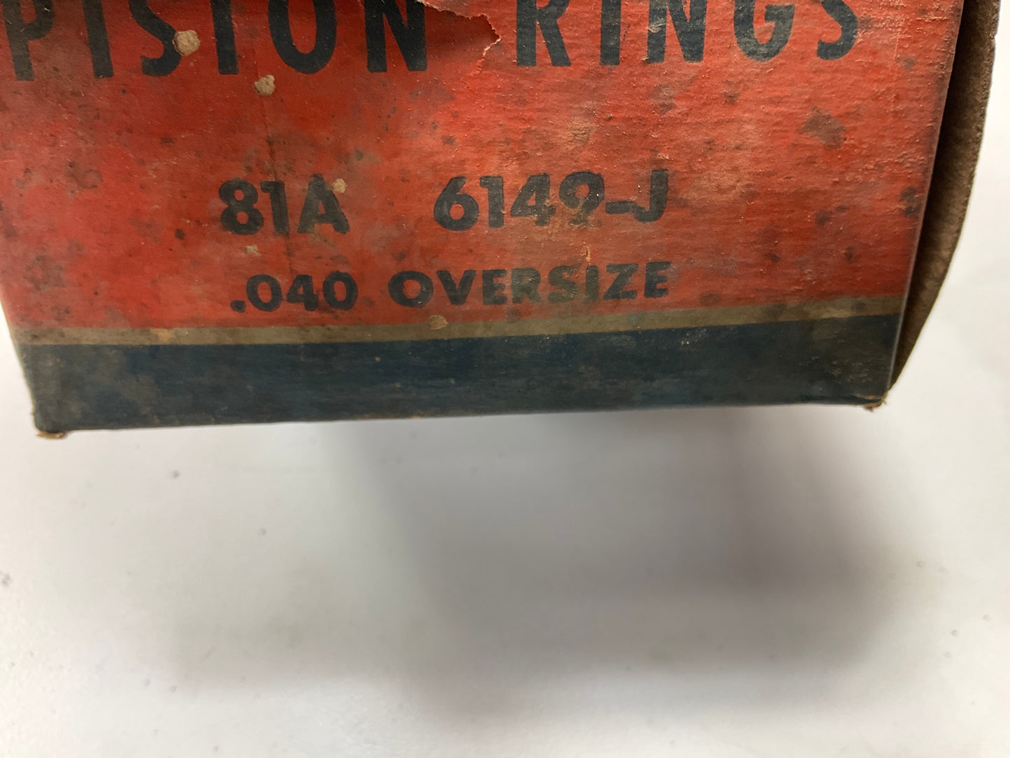 NOS - OEM Ford 81A-6149-J Engine Piston Rings .040'' 1932-1942 Flathead V8 90HP
