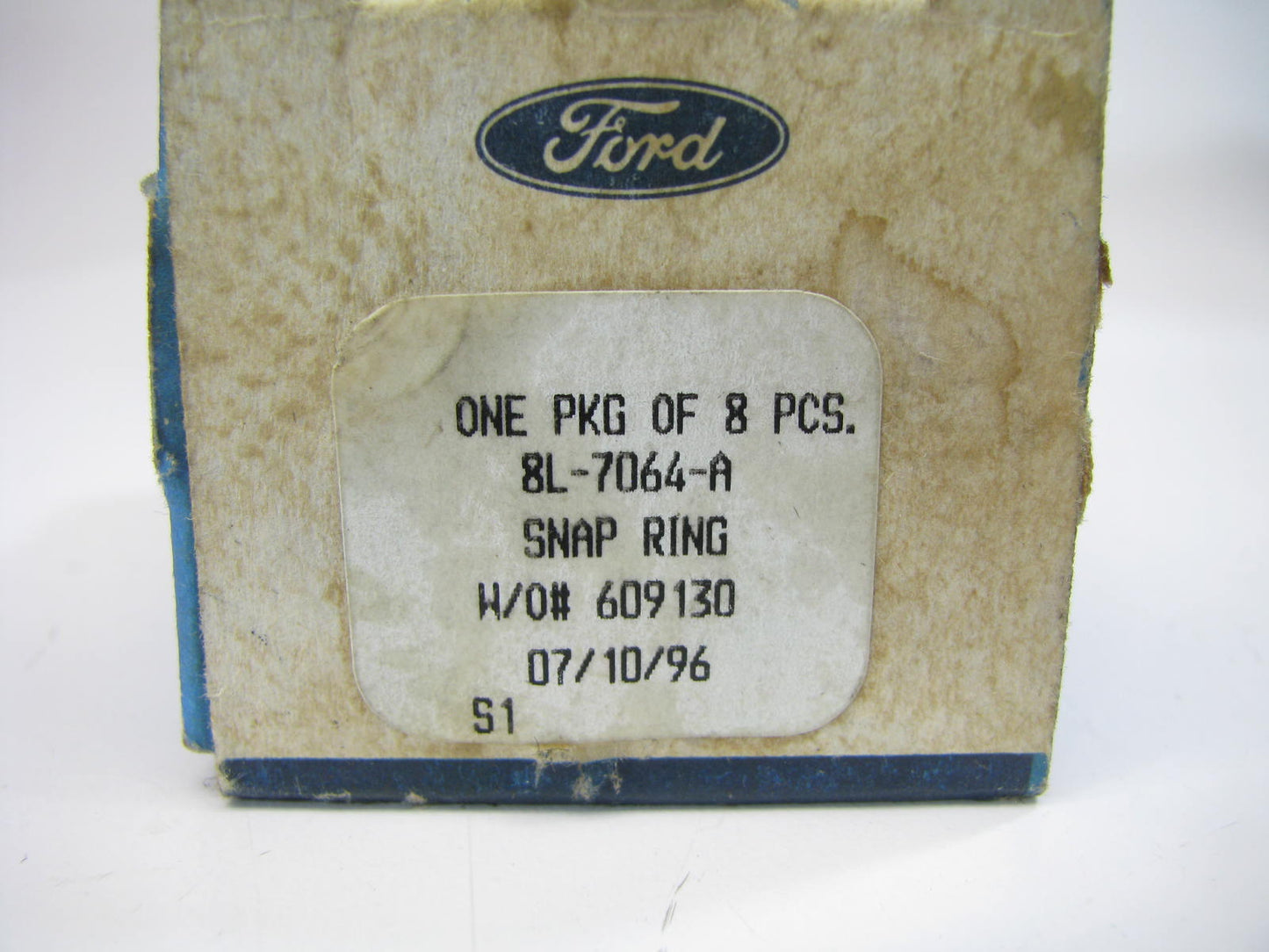 (6) NOS Ford 8L-7064-A 3 Speed Output Snap Rings 1964-1966 Mustang
