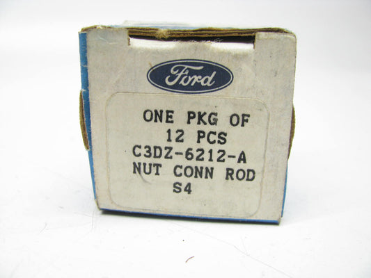 (12) NEW GENUINE OEM Ford C3DZ-6212-A Engine Connecting Rod Nuts