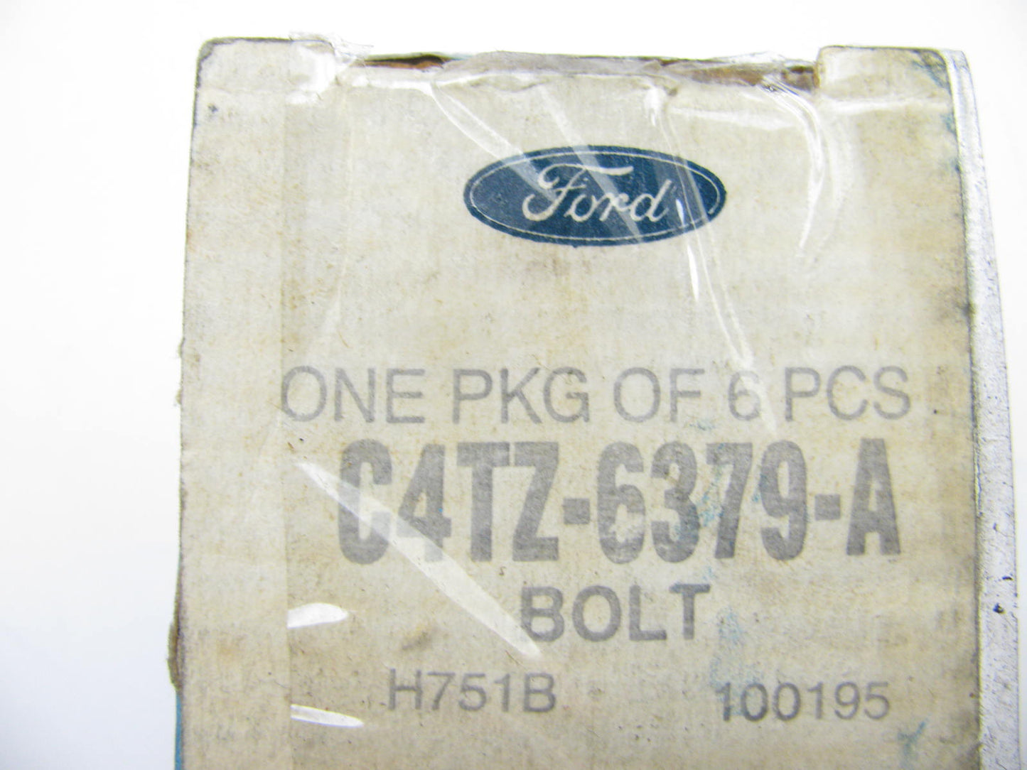 (6) NOS - OEM Ford C4TZ-6379-A Flywheel Bolt - 1964-1978 330 359 361 389 391-V8