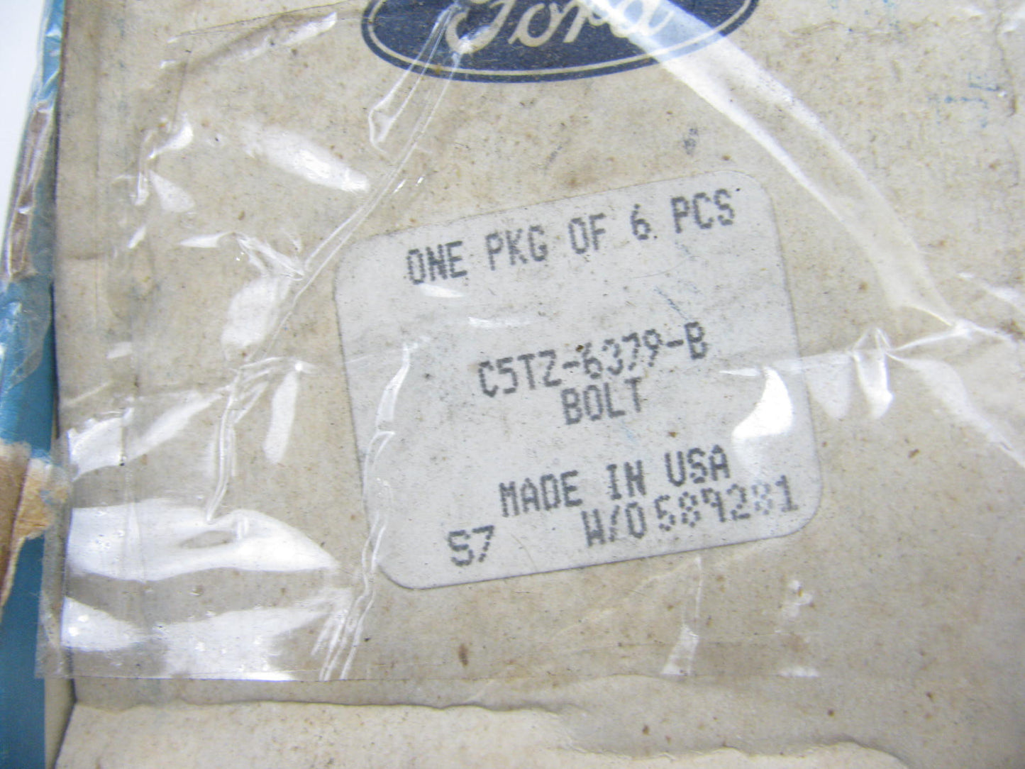 NEW - OEM Ford C5TZ-6379-B Flywheel To Crankshaft Bolt 1965-1975 300-L6 LD
