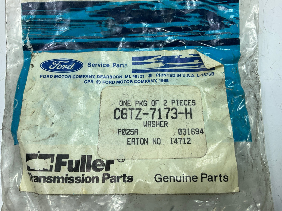 (2) NEW - OEM Ford C6TZ-7173-H Mainshaft Fourth Gear Washer - Fuller 5 Speed
