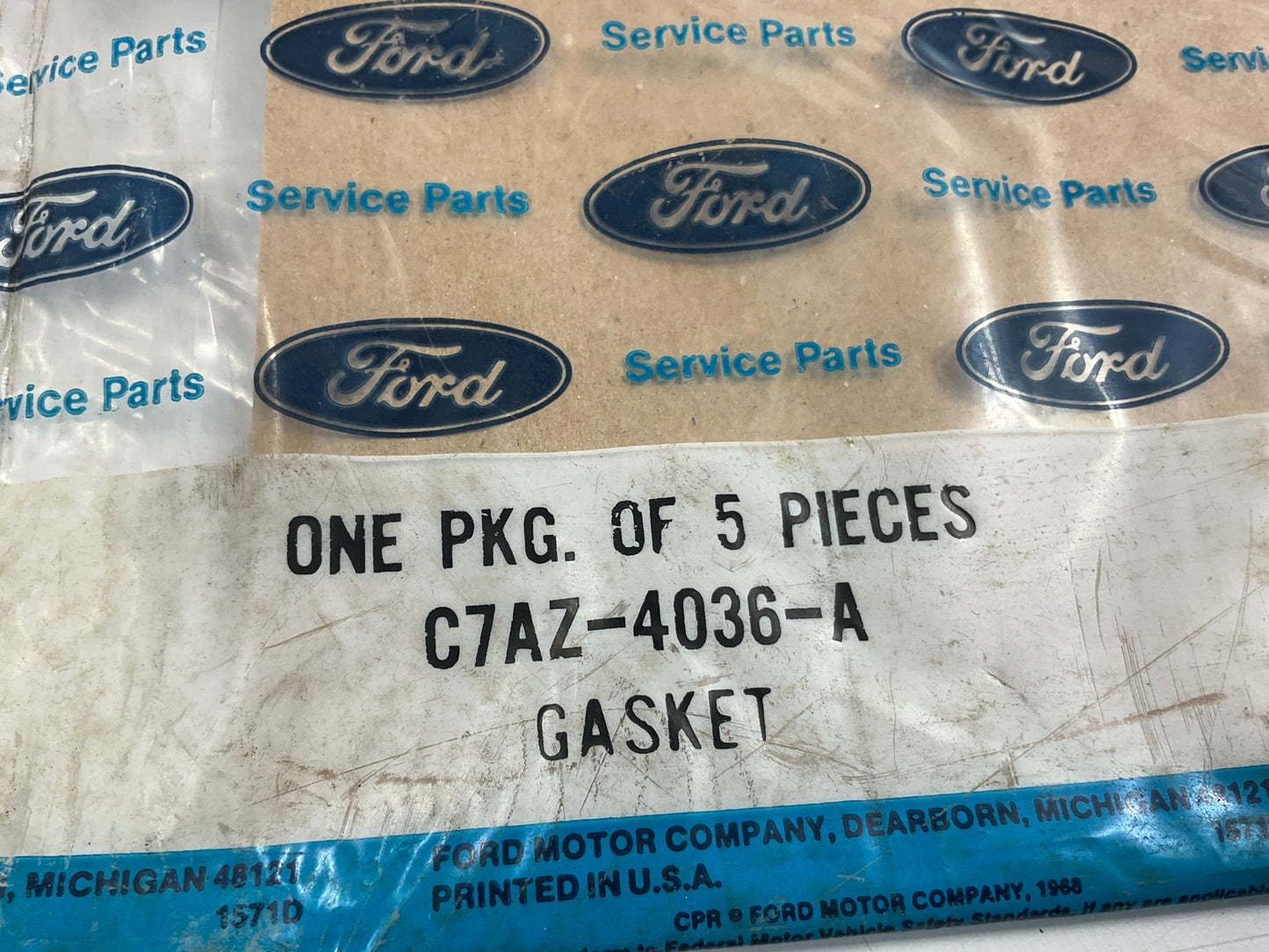 (5) NEW - OEM Ford C7AZ-4036-A Rear Differential Cover Gasket