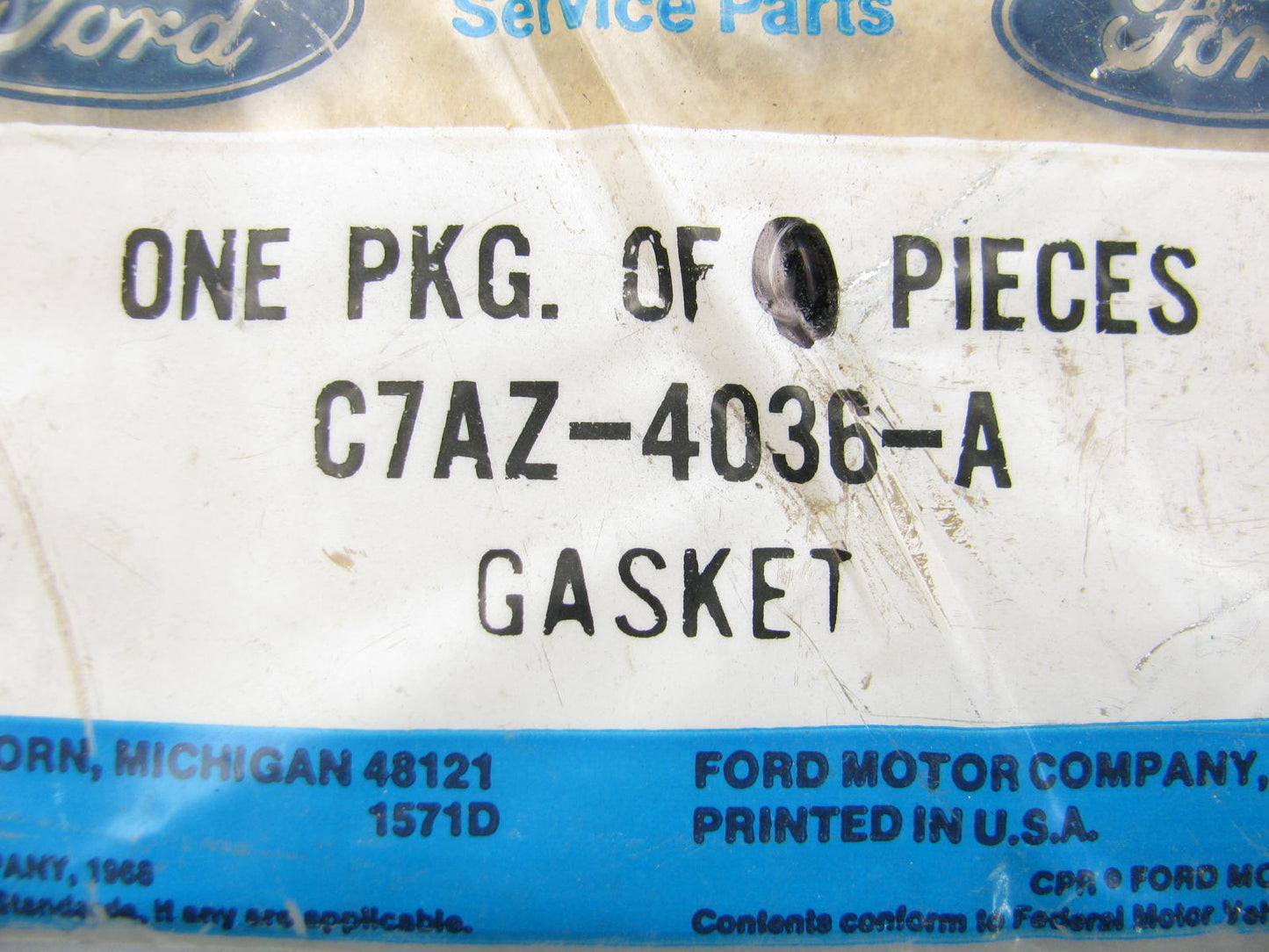 NEW - OEM Ford C7AZ-4036-A Rear Differential Cover Gasket
