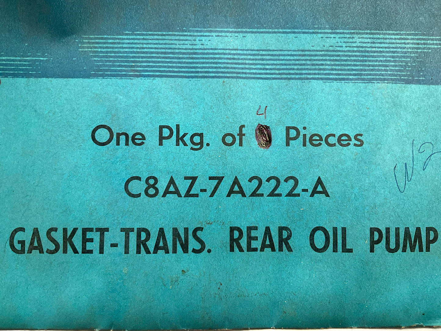 (4) NEW - OEM Ford C8AZ-7A222-A Auto Trans Oil Pump Case Gasket, Cruise-O-Matic