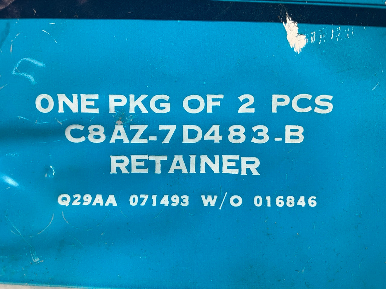 (2) OEM Ford C8AZ-7D483-B Rear Clutch Pressure Plate Retainer Ring .090'' FMX