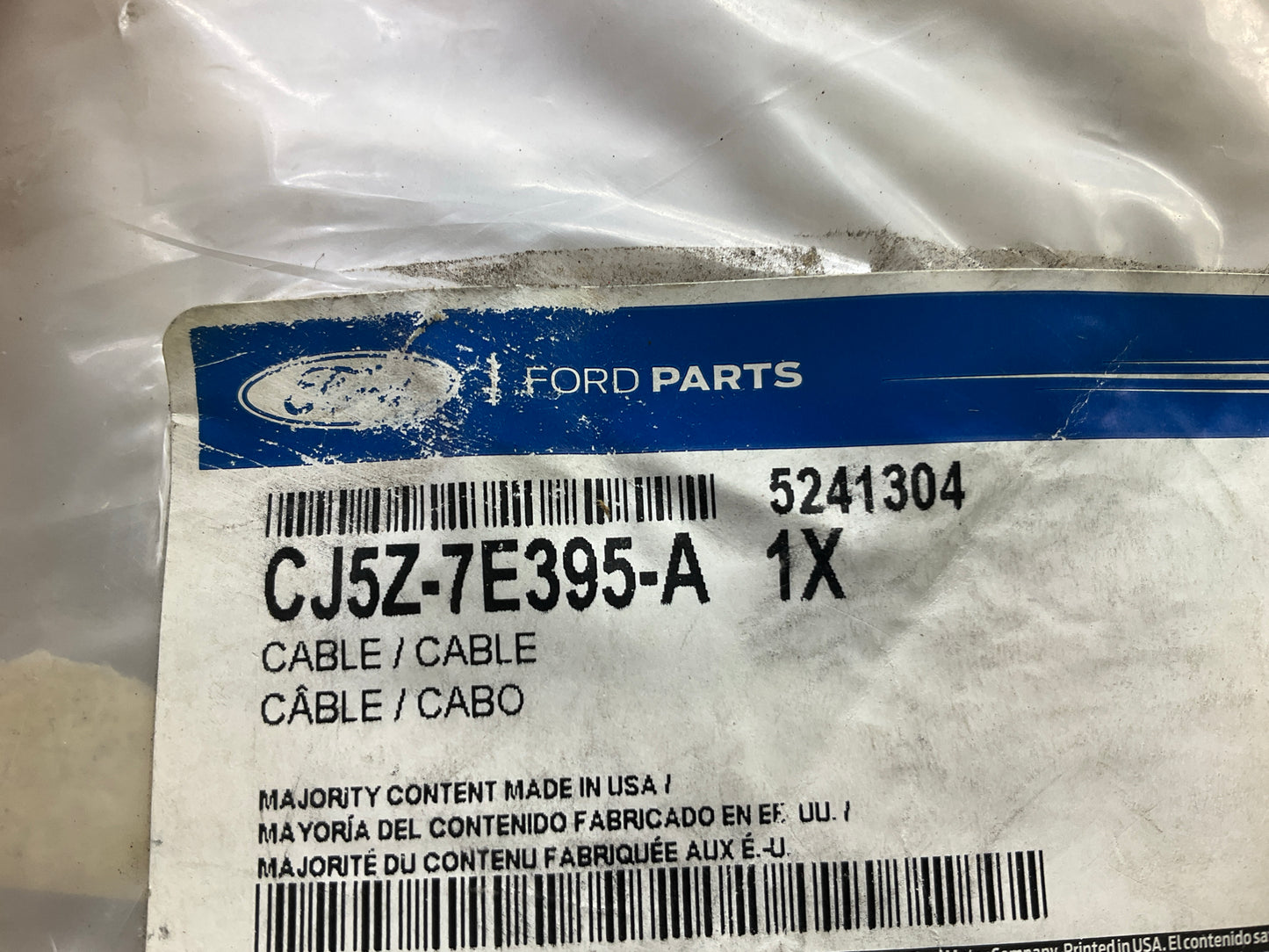 NEW - OEM Ford CJ5Z7E395A Auto Trans Shift Cable For 2013-2016 Ford Escape